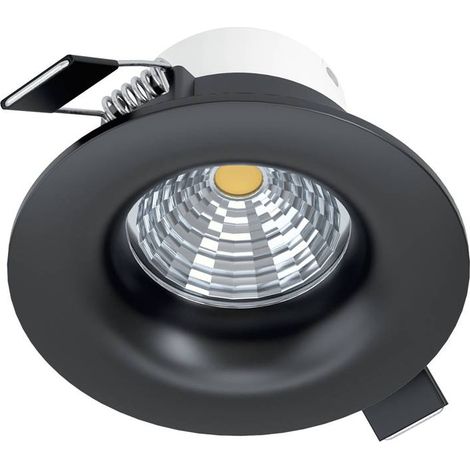 LAMPAGGIO DI RACCOLTA LED Saliceto Alu Schwarz 4000K H: 4,2 cm Ø8,8 cm Dimmabile (1/3)