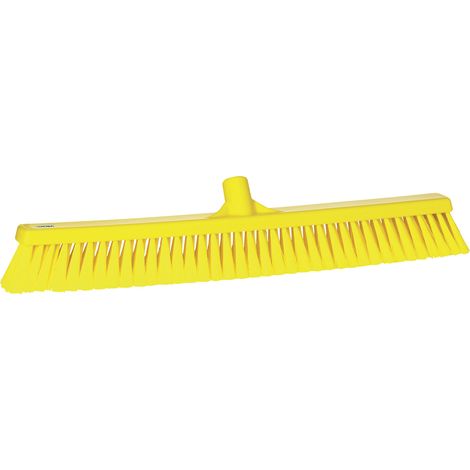 Vikan, Balai, largeur 610 mm, souple, lot de 10, jaune (1/3)
