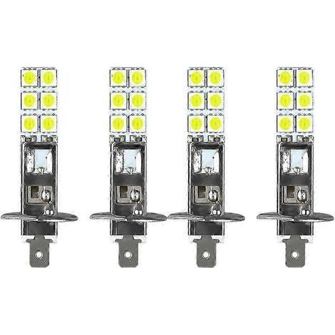 Kit de 4 phares LED H1 6000K Super Blanc 80W pour feux antibrouillard et de route (1/5)