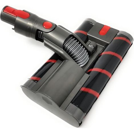 Cepillo turbo eléctrico con rodillos flexibles, apto para aspiradoras Dyson V7, V8, V10, V11 y V15 (1/4)