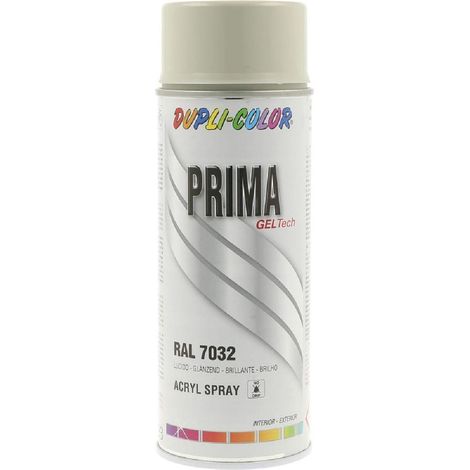 PEINTURE PRIMA RAL7032 GRIS QUARTZ BRILLANT 400ML DUPLI COLOR