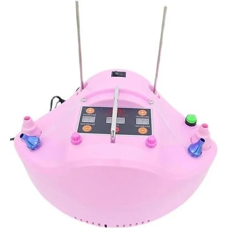Pompe à ballon électrique de précision, gonfleur quantitatif de ballon avec minuterie numérique, interrupteur pied(Pink) (1/5)