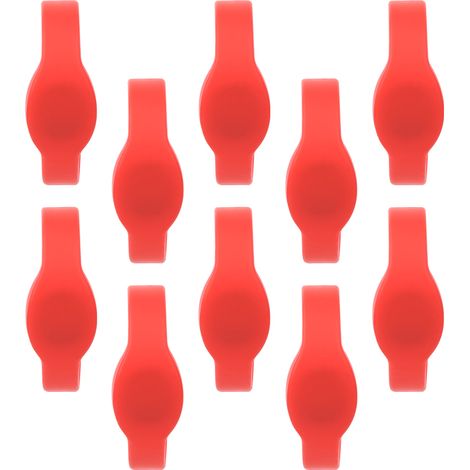 10er-Pack RFID-Silikonarmbänder (125 kHz), wasserdicht nach IP68, für Schwimmbad, Sauna und Ausweisnutzung (1/5)