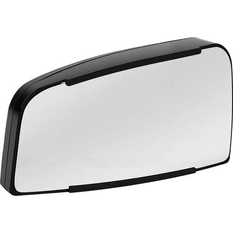 Lower Side Mirror Glass with Backing Plate, Replacement for Chevy Express 1500 2003 to 2014, Convex Blind Spot Mirror for Full Size Van (Left 19207169) (1/5)