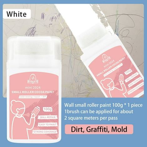 Rouleau Peinture Réparation Mur Anti-Graffiti Peinture Changeante Écologique 100g (1/5)