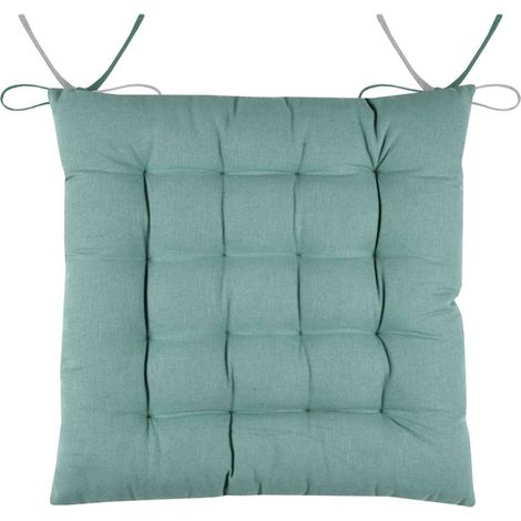 Coussin de chaise en coton Jade 38 cm