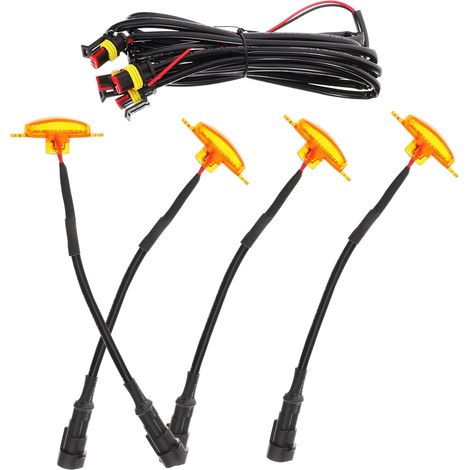 Mikikit Feux Led Pour Voiture Avertissement Camion à Véhicule De (1/5)