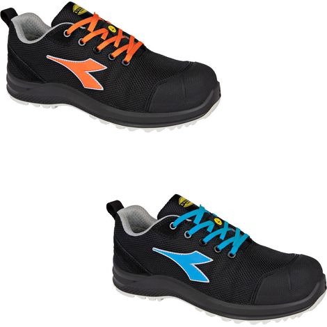 Zapatillas de seguridad Diadora Thunder Low S1PS FO SR SC ESD - 43 (EU) - Negro/Azul marino oscuro (1/5)