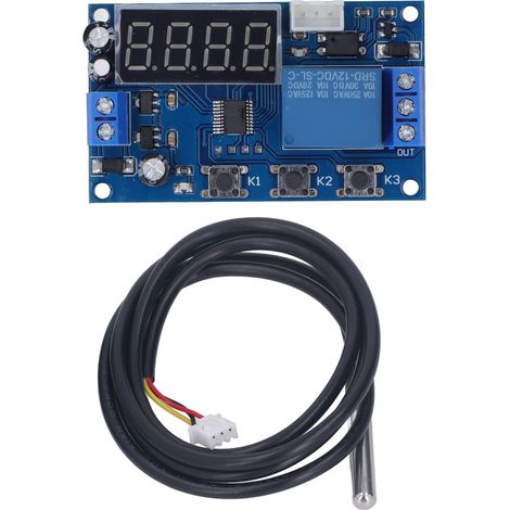 4-Draht-PWM-Steuermodul, einfache Installation, breiter Versorgungsspannungsbereich, 12-V-Temperaturregelungsmodul für PC-Lüfter (1/5)