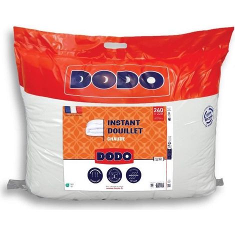 Dodo – Couette 220 x 240 cm – Garnissage VOLUPT'AIR 300g/m² – Enveloppe 100% polyester – Douceur et moelleux pour nuits confortables