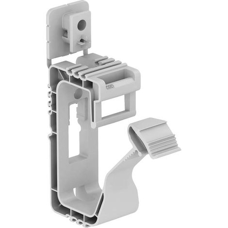 OBO Bettermann Soporte de recogida Grip 20x NYM3x1,5 Polipropileno gris claro RAL 7035, 2205408