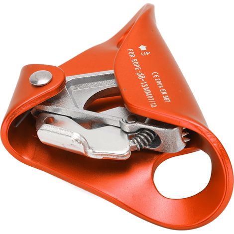 Harnais ascendeur automatique poitrine orange escalade roche montagne corde équipement extérieur grimpe (1/5)