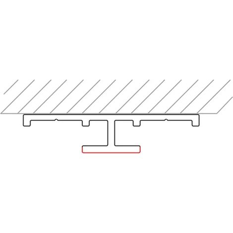 Roth Zubehör Vipanel Verbindungsprofil 2550mm weiß, 1135010257