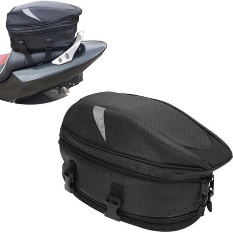 Motorrad-Gepäcktasche 18,5L wasserdicht mit Helm-Fach (1/5)