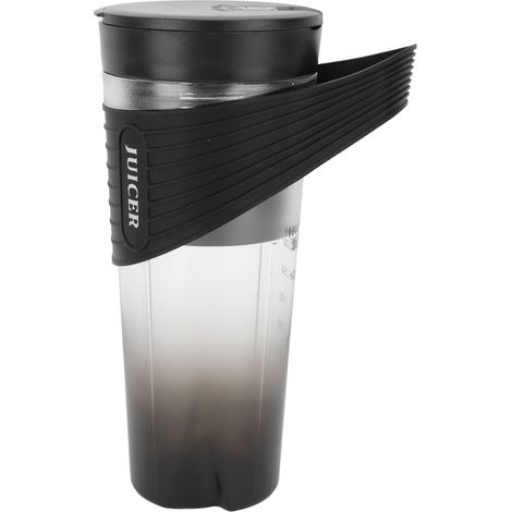 Mixeur portable étanche rechargeable USB, mixeur électrique pour fruits et smoothies, idéal pour la maison et l'extérieur (noir) (1/5)
