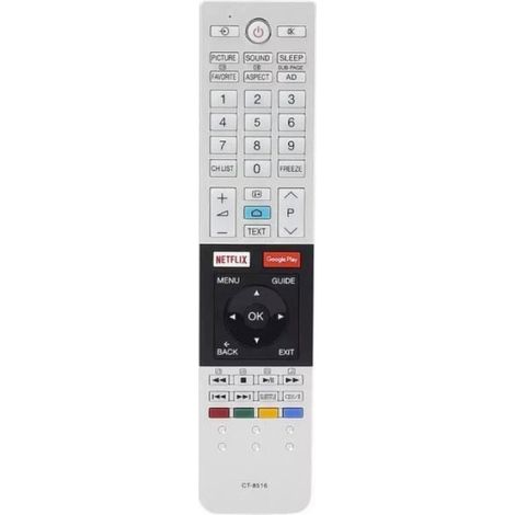 Remplacement Télécommande Toshiba TV pour CT-8516 (1/5)