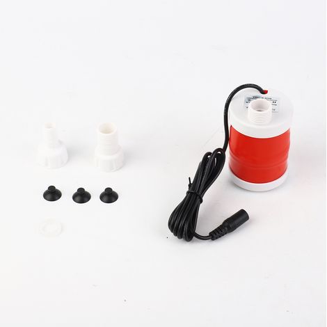 Pompe à eau submersible Toivize DC12V 20W Silencieuse sans balais, Débit 700L/H Hauteur 6m pour Aquarium Bassin Fontaine (1/4)