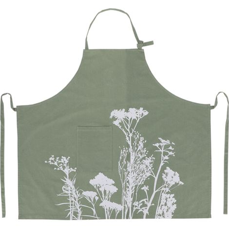 Tablier de jardin en tissu - Vert - H 110 cm - Livraison gratuite