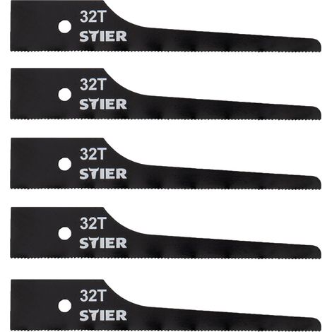 STIER Stichsägeblatt für STS-100 32 Zähne 5 Stk (1/4)