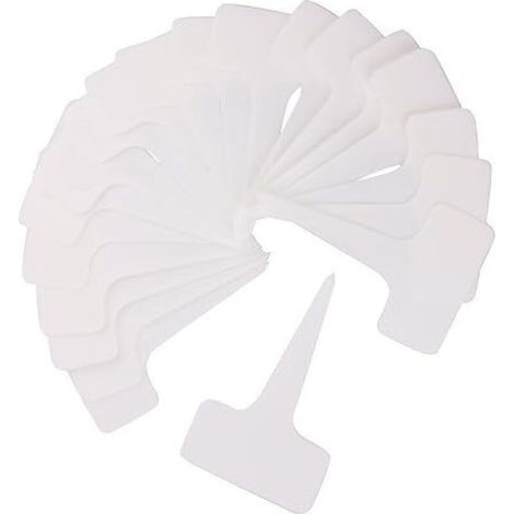 Pack of 200 plastic plant markers, T-type labels, self-adhesive labels (1/5)