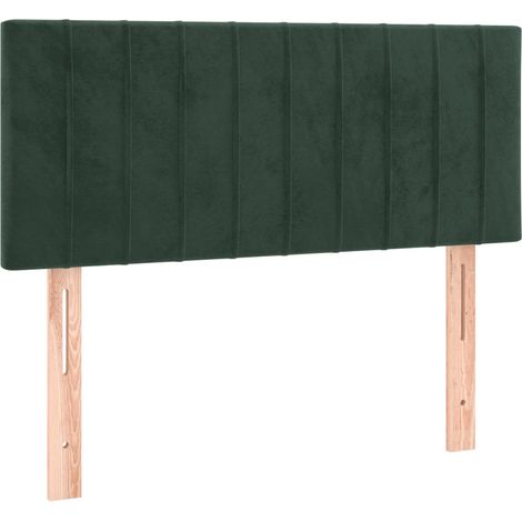 Tête de lit,Panneau décoratif Vert foncé 100x5x78/88 cm Velours CFW9928588 (1/5)