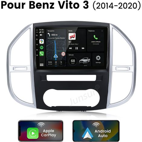 10 pouces Carplay Autoradio pour Benz Vito 3 (2014-2020) Android 64GB BT JUNSUN (1/5)