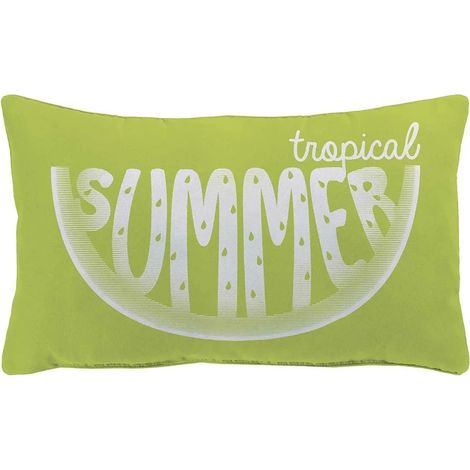 Coussin déhoussable Pacifique summer anis