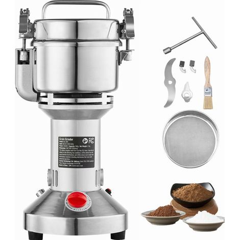 Moulin à grains pour céréales DUOKU HC-300 - 1500W - Inox - (1/5)