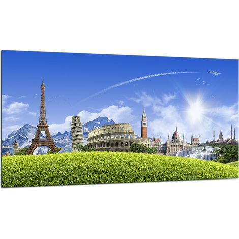 PLAQUE DE PROTECTION EN VERRE POUR CUISINIÈRE 90x52 CITY (1/5)