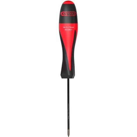 Schraubendreher KS TOOLS Ultimate Grip - Diamantspitze - Kreuzschlitz - PH0 x 75mm - 922.6421