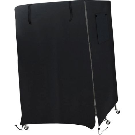 Housse pour cage à oiseaux avec aération, ourlet ajustable, matériaux de haute qualité, taille universelle. Protège les oiseaux des intempéries. (1/3)