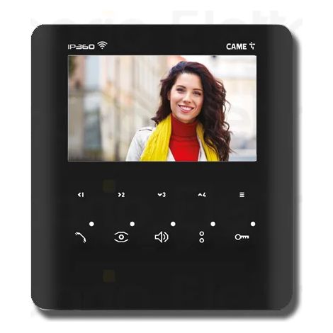 came bpt vidéophone mains libres mural plx v ip wifi bk 840ch-0260