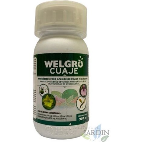 Acides aminés Welgro Cuaje 250 cc pour application foliaire et racinaire