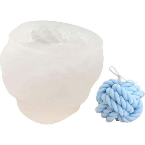 Moule à Bougie en Silicone 3D pour Savon, Chocolat et Artisanat DIY - Idée Décoration