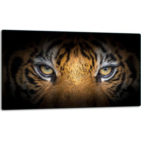 Schneidebrett aus Glas, 52x30 cm, Tiger (1/5)