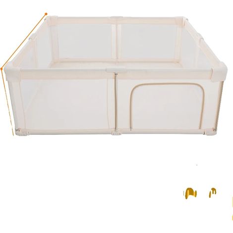 Parc pour bébé, Deux options de taille, Construction en métal durable (1/2)
