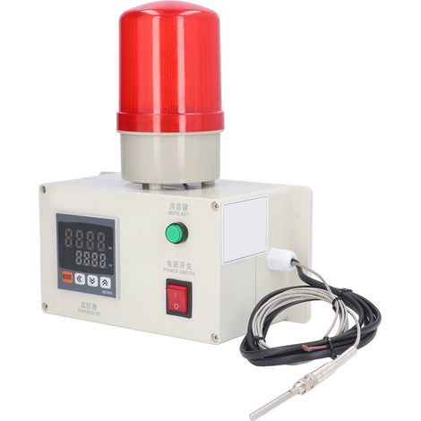 Alarme sonore clignotante du capteur de température, thermostat, contrôleur d'avertissement, 220 V CA BEM1101J7ASCT (1/5)