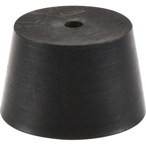 Caoutchouc Conique Bouchon 33mm à 41mm avec Trou Noir pour Bouchons, Liège, Bouchon d'égout, Bouchon tuyau d'eau, Bouchons pour instruments expérimentaux (1/5)