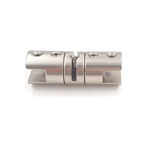 MORSETTO TAHUMA DOPPIO per VETRO 7 mm per FUNE d.2 mm (1/5)