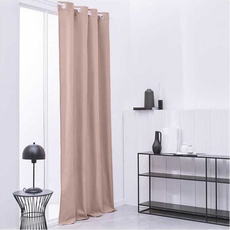 TODAY Rideau Isolant Thermique Essential Uni - 140 x 240 cm - Rose des sables