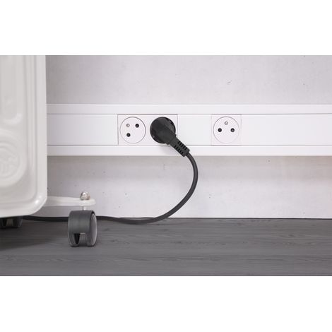 Goulotte électrique pour appareillage 125x52mm - 2m - Protec