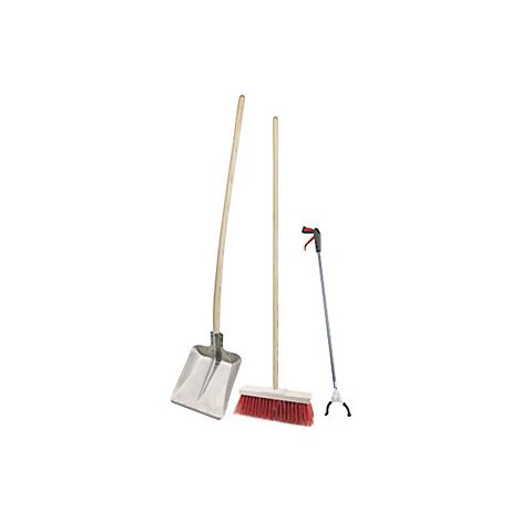 FLORA  Set di strumenti  pinza raccoglirifiuti  scopa  pala 