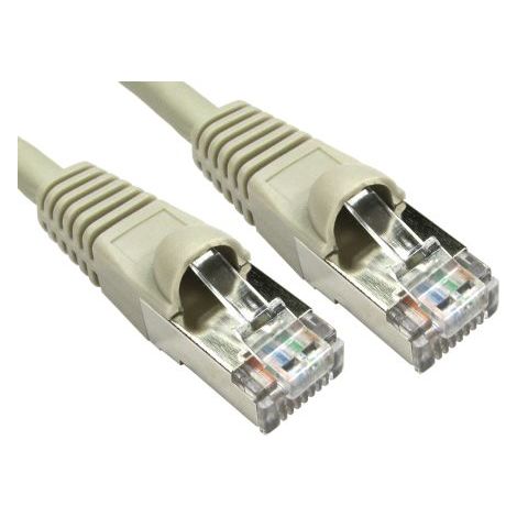 Câble Ethernet catégorie 6a S/FTP RS PRO, Gris, 500mm LSZH Avec connecteur LSZH ( Prix pour 1 )