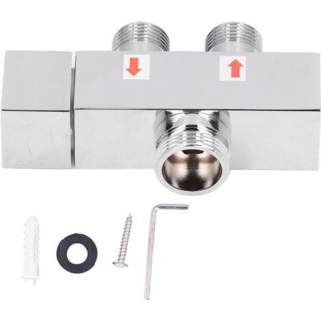 Inverseur de Douche, vanne de dérivation G1 / 2in Kitchen Home Laiton antirouille (1/5)