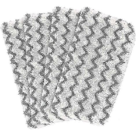 Lot de 4 lingettes AURA lavables pour balai vapeur Shark S1000, S1000A, S1000C, S1000WM et S10001C. (1/5)