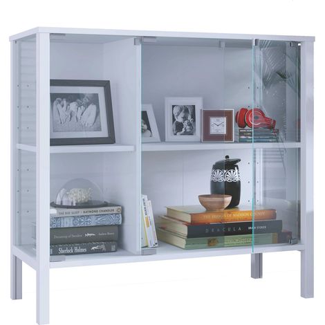 Escaparate de cristal del aparador de Jensol con el vidrio 80x87x35 - VCM