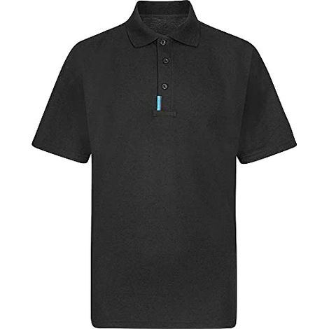 Polo da lavoro a maniche corte Portwest WX3 Nero XXXL (1/4)