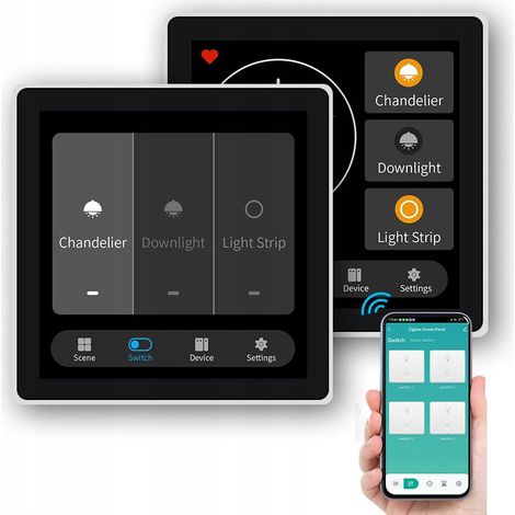 Panneau LCD / Contrôleur de scènes Tuya Zigbee (1/5)