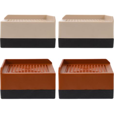 de meubles pour pieds de lit et de canapé lot de 4 2 marron