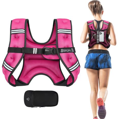 Gewichtsweste für Krafttraining, verstellbare Größe, praktische Tasche, Gewichtsweste aus Eisensand, ideal für Fitnessstudio, Yoga und Aerobic-Übungen